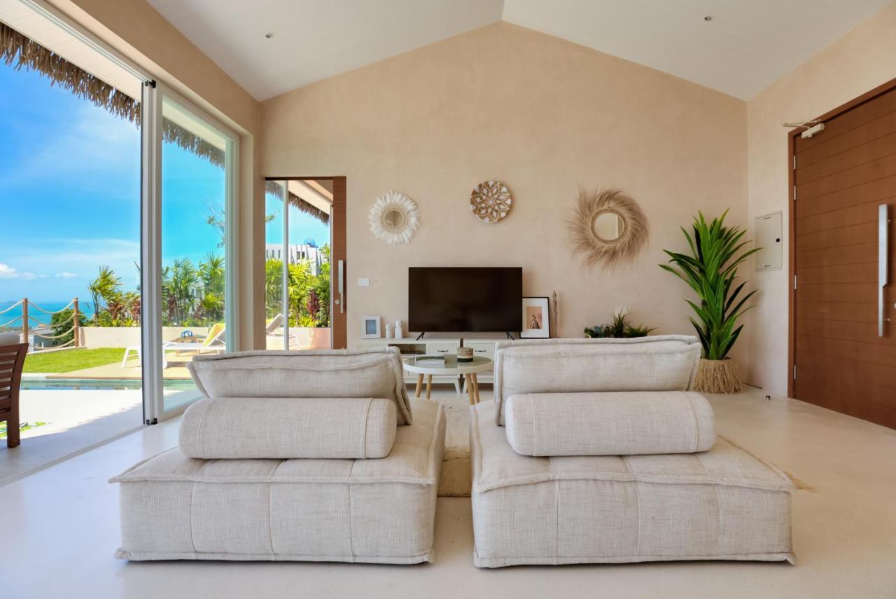 Tropical Seaview Villa With Pool 사무이 외부 사진