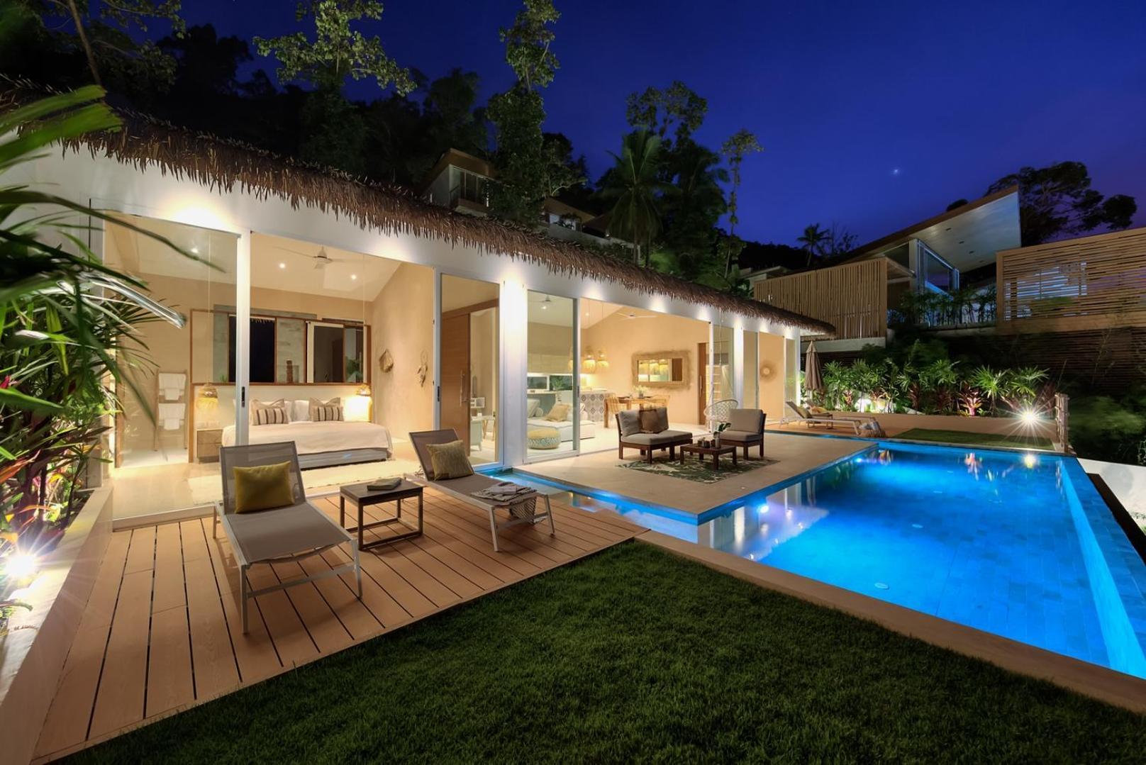 Tropical Seaview Villa With Pool 사무이 외부 사진