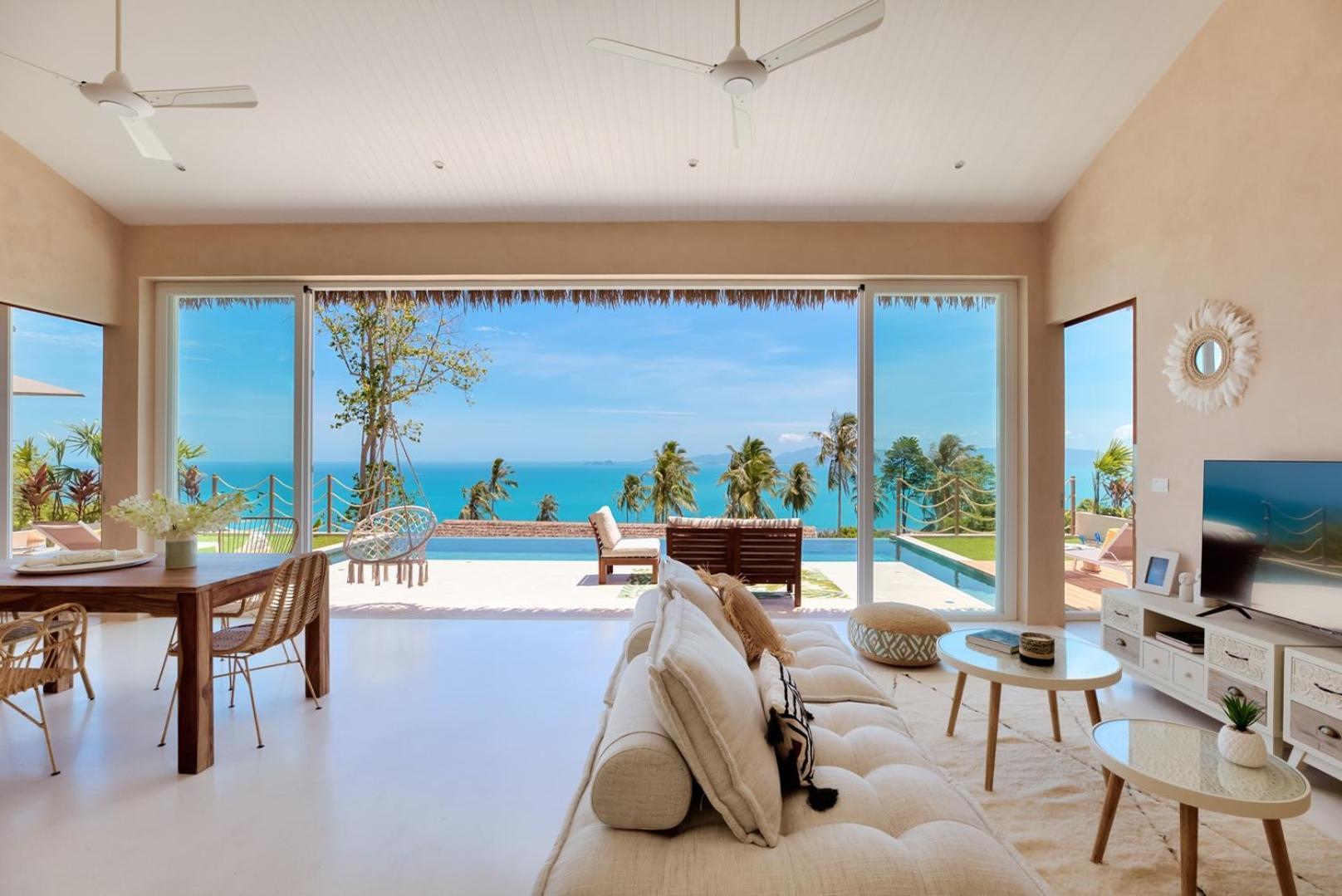 Tropical Seaview Villa With Pool 사무이 외부 사진